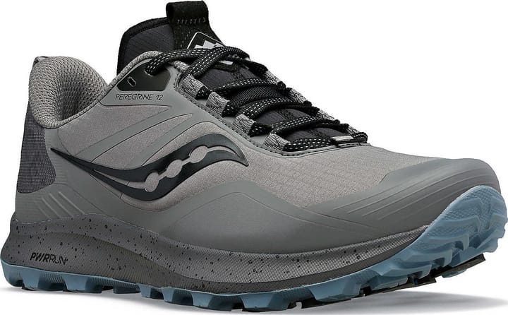 Saucony Women's Peregrine Ice+ 3 Gravel/Black Saucony