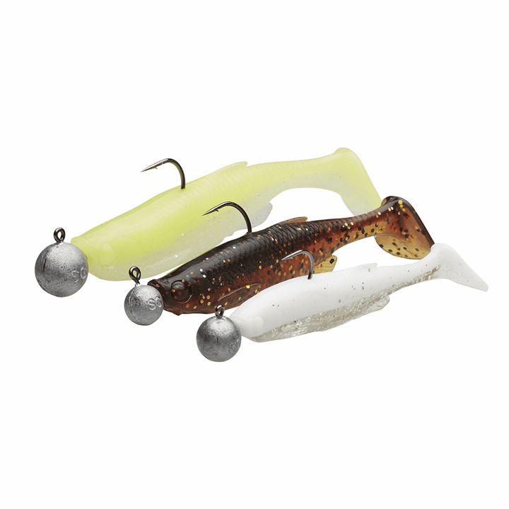 Savage Gear Savage Gear Fat Minnow T-Tail Kit Mixed Colors 36-Pack Savage Gear