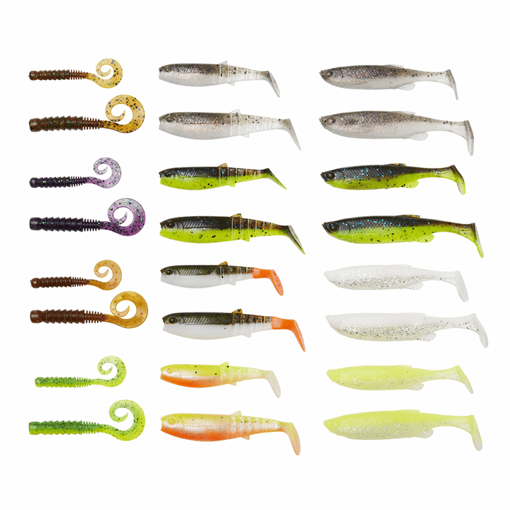 Savage Gear Savage Gear Perch Academy Kit Mixed Colors 32-Pack Savage Gear