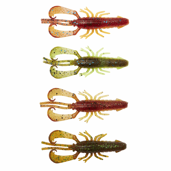 Savage Gear Savage Gear Reaction Crayfish Kit 7,3cm Mixed Colors 25-Pack Savage Gear