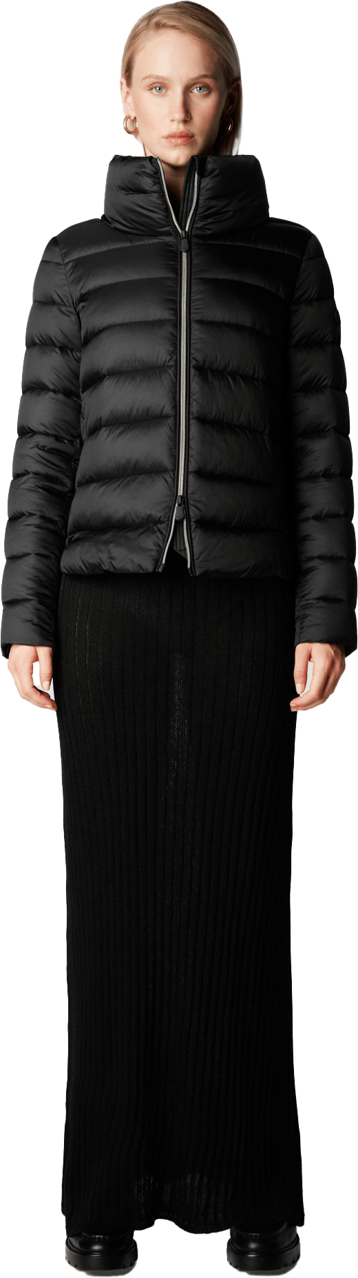 Save the Duck Women's Animal Free Puffer Jacket Elsie Black Save the Duck