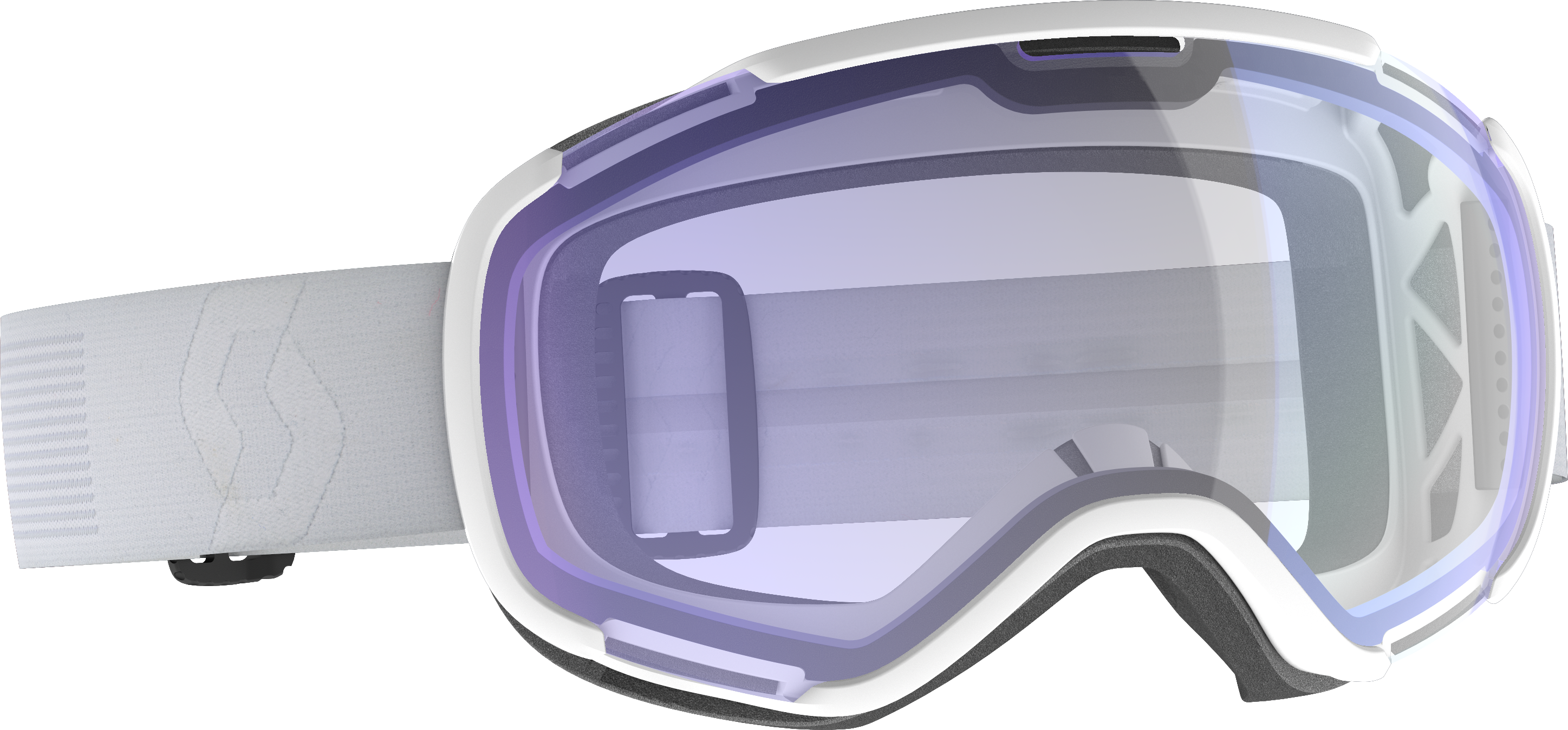 Scott Faze II Goggle  Mineral White/Illuminator Blue Chrome