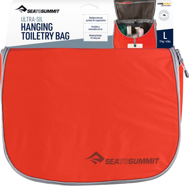 Sea To Summit Hanging Toiletry Bag Ultra-Sil L Orange