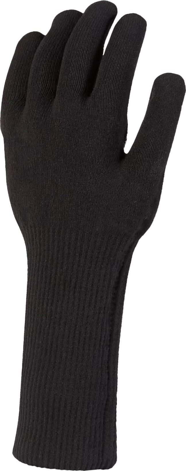 Sealskinz Waterproof All Weather Ultra Grip Knitted Gauntlet Black