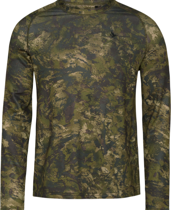 Seeland Men’s Active Camo Longsleeve T-Shirt Invis Green