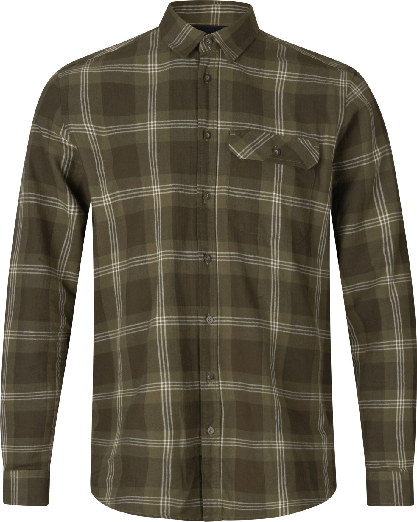 Seeland Men’s Highseat Shirt Pine Green Check