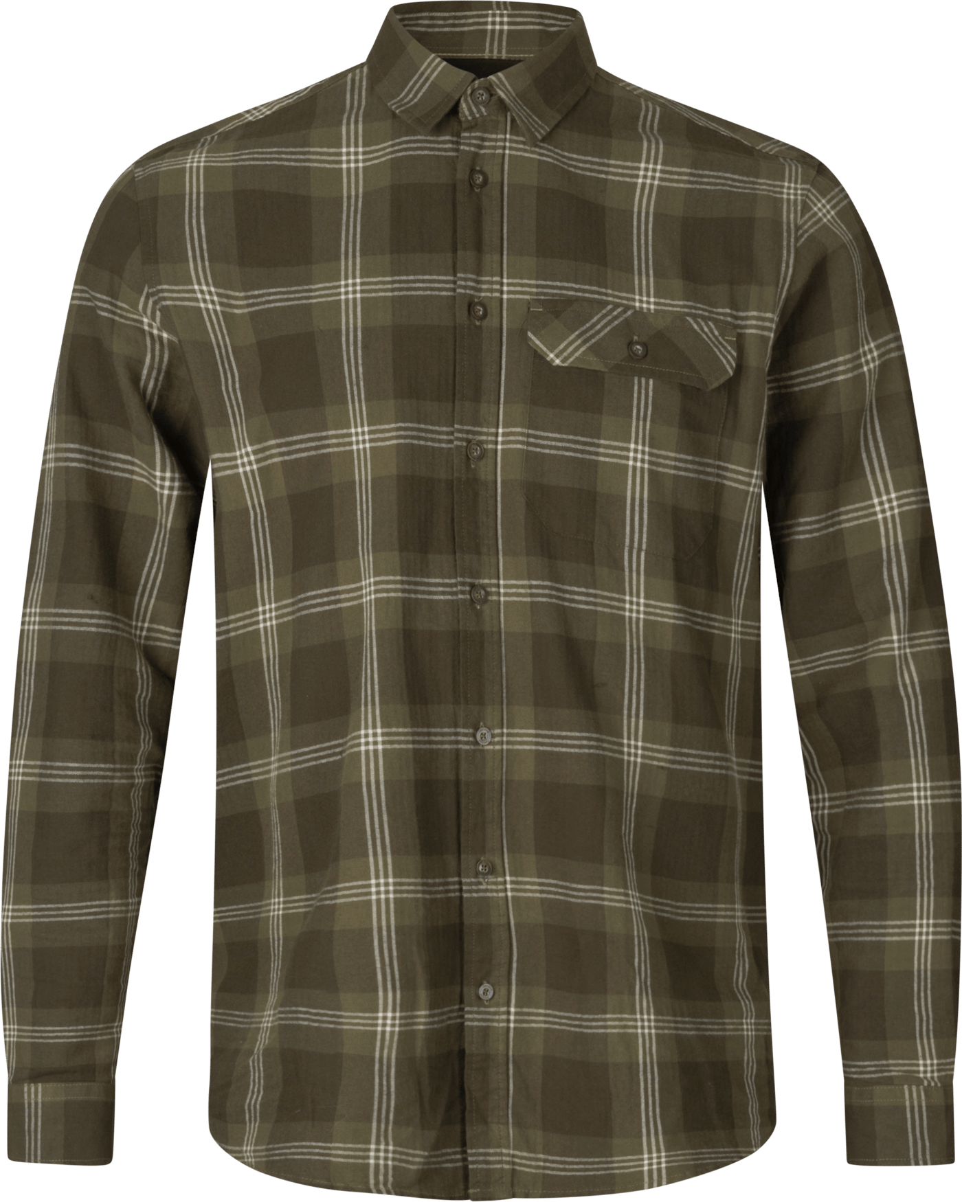 Seeland Men's Highseat Shirt Pine Green Check