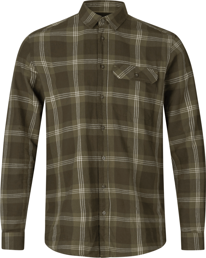 Seeland Men's Highseat Shirt Pine Green Check Seeland