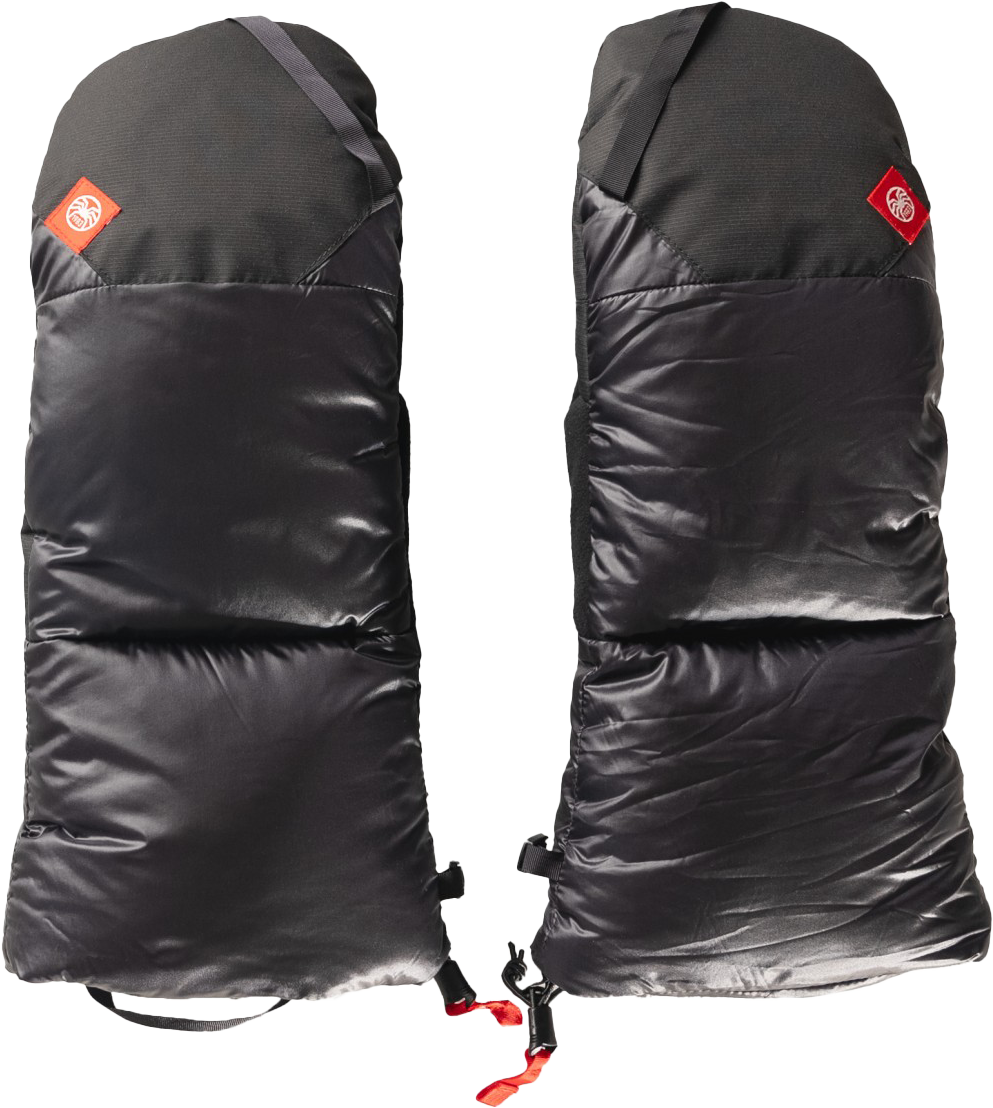 Pajak Sherpa Down Mittens Black