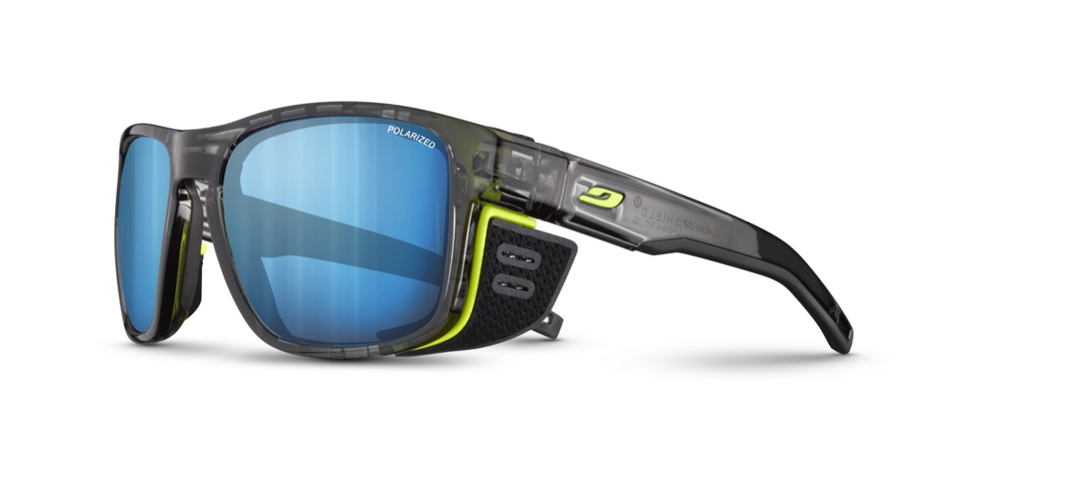 Sunglasses | Shield M  Black/Yellow Fluo Capsule Ocean 4HD polarized | Julbo