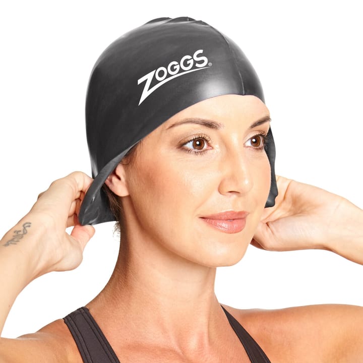 Zoggs Cap Silicone Black Zoggs