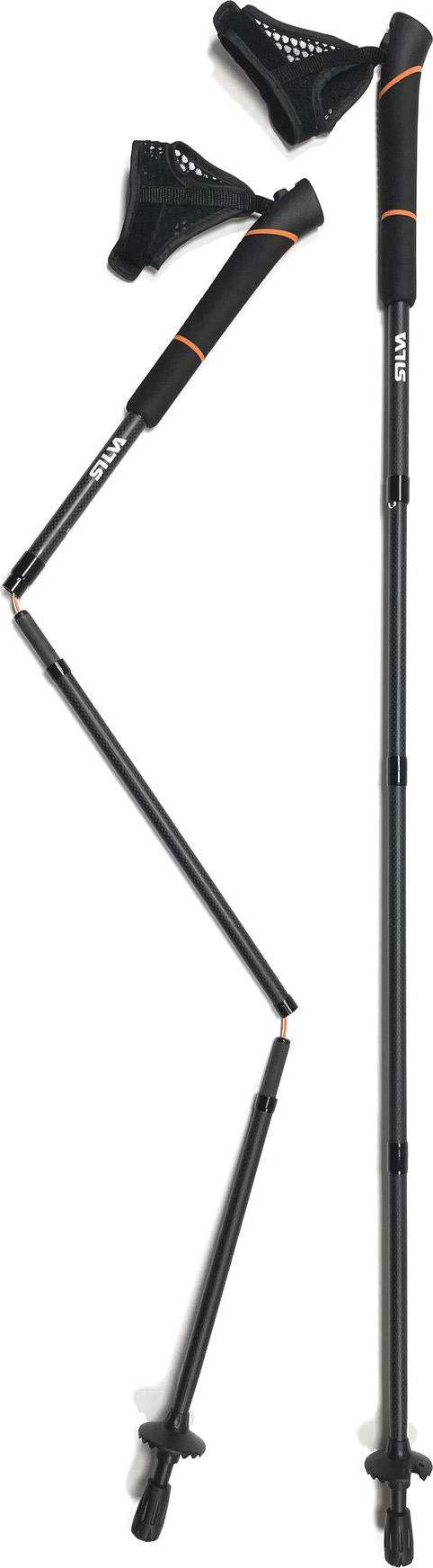 Silva Running Poles Carbon 125 cm Black Silva