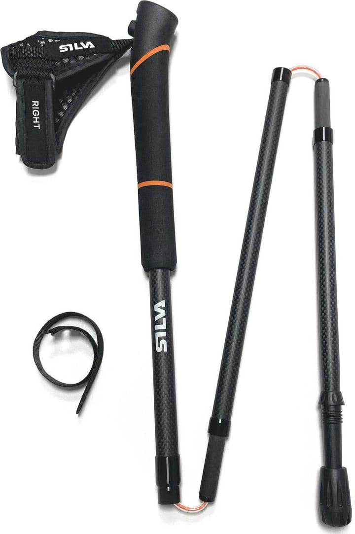 Silva Running Poles Carbon 125 cm Black Silva