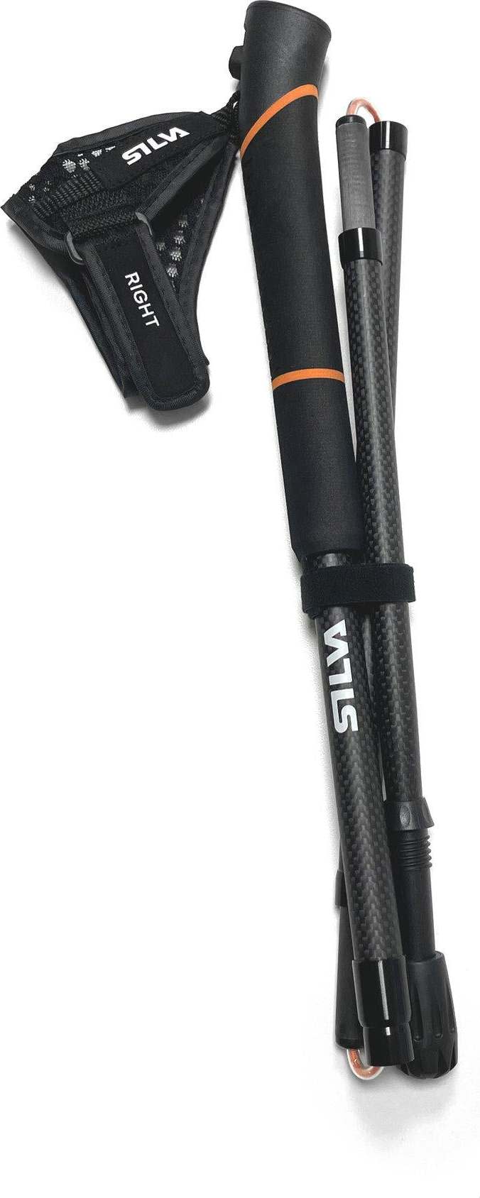 Silva Running Poles Carbon 125 cm Black Silva