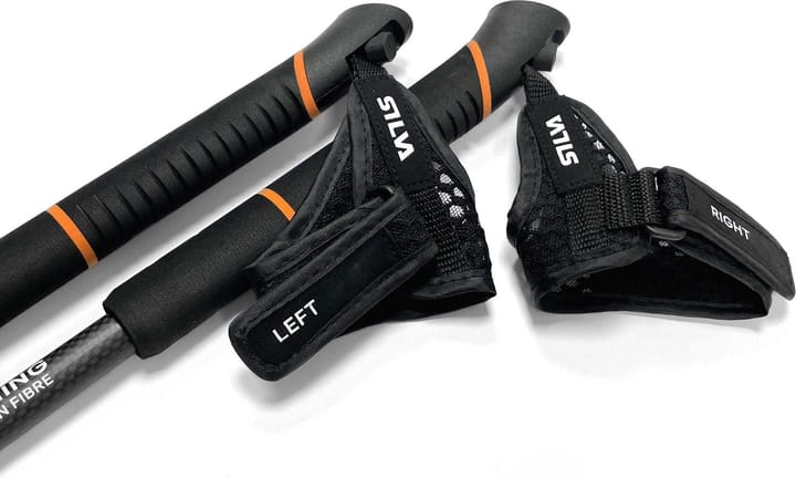 Silva Running Poles Carbon 125 cm Black Silva