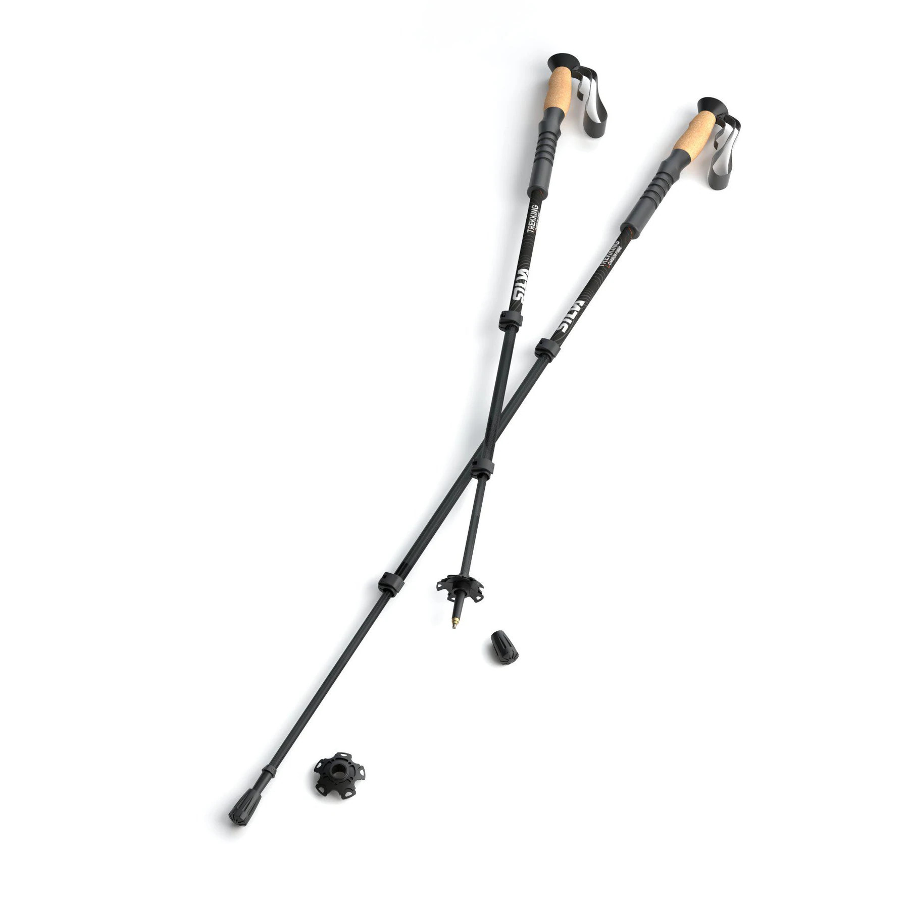 Silva Trekking Poles Carbon Black