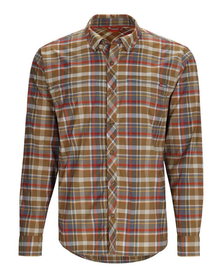 Simms Simms Bugstopper Shirt Simms Chestnut Multi Plaid Simms