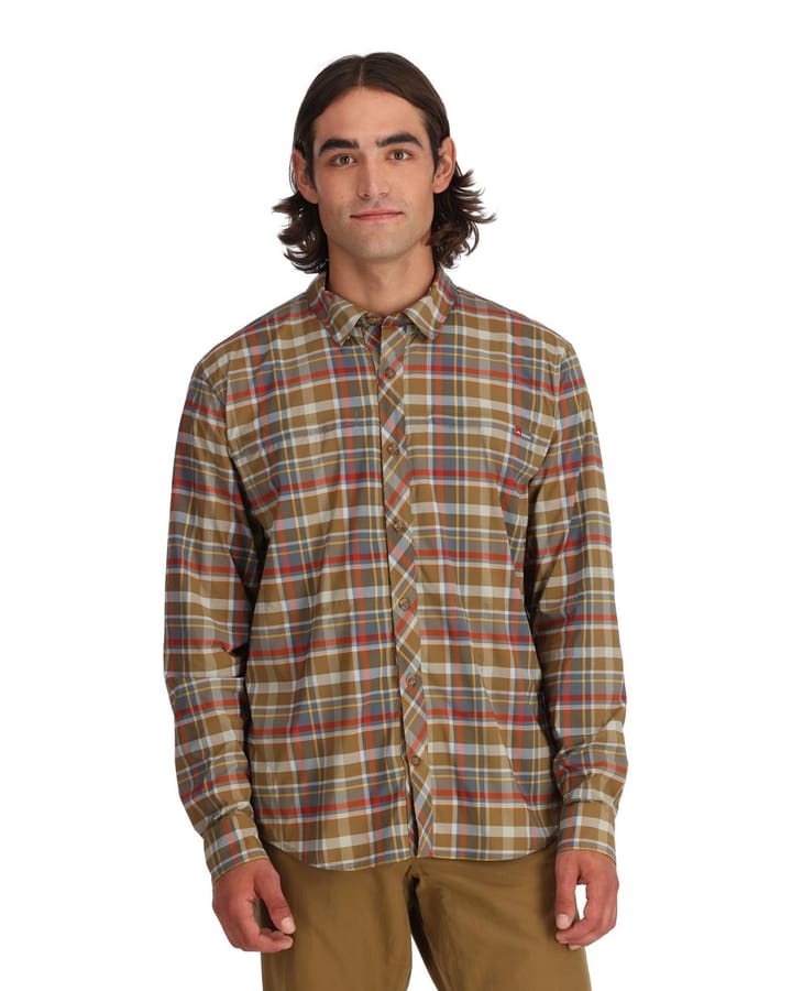 Simms Simms Bugstopper Shirt Simms Chestnut Multi Plaid Simms