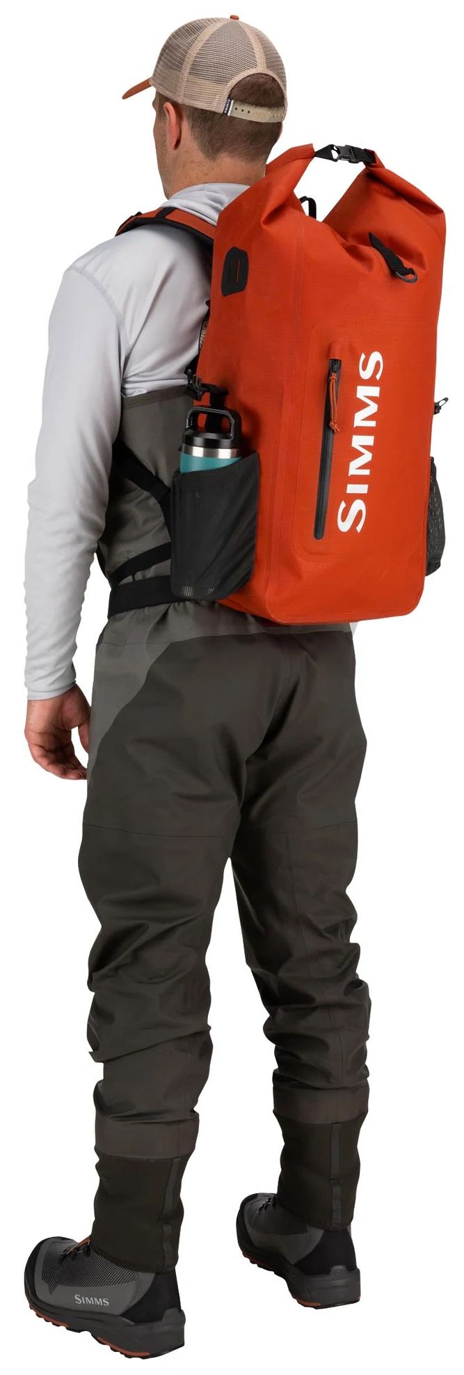 Simms Simms Dry Creek Rolltop Backpack 30l Simms Orange Simms