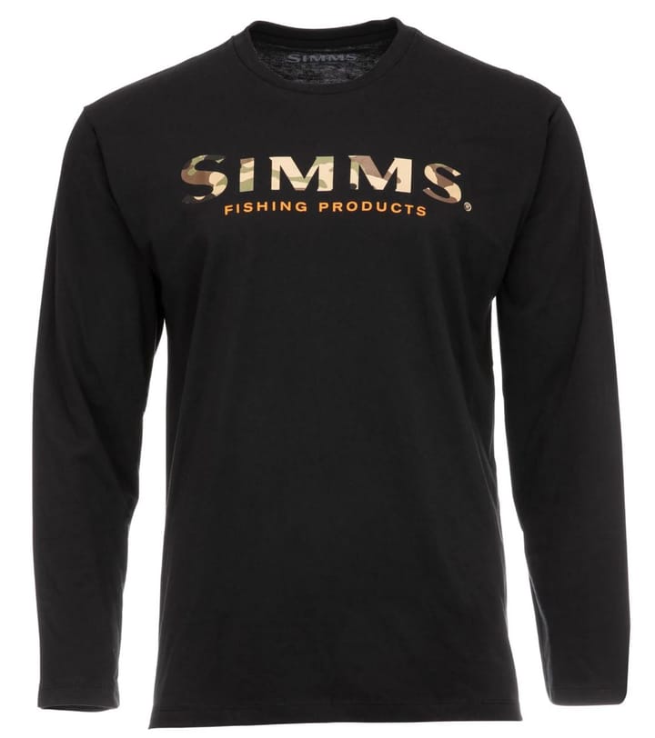 Simms Simms Logo Ls Shirt White Simms