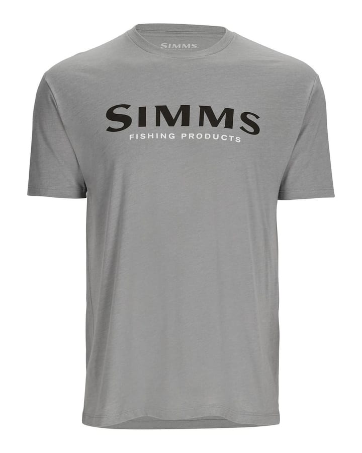 Simms Simms Logo T-Shirt Simms Orange/charcoal Heather Simms