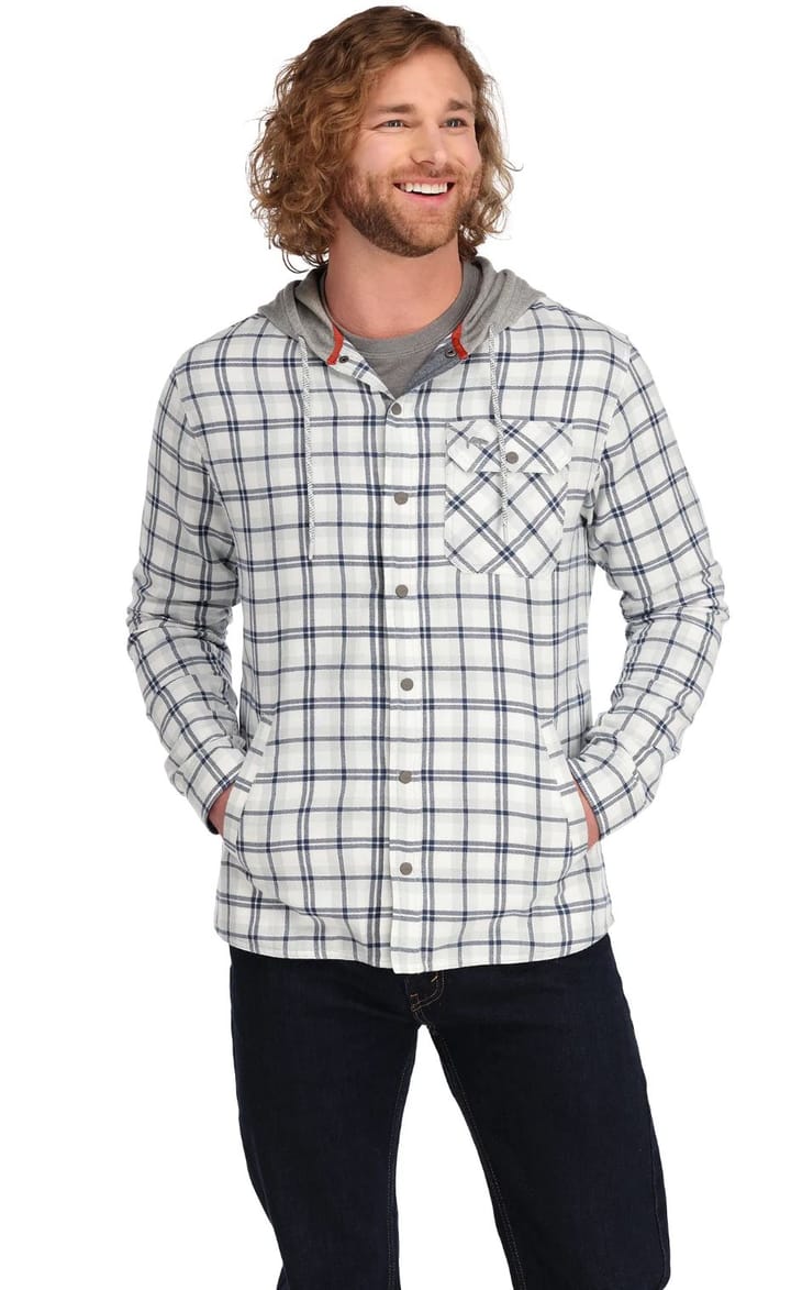 Simms Simms Santee Flannel Hoody Multicolored Stripe Simms