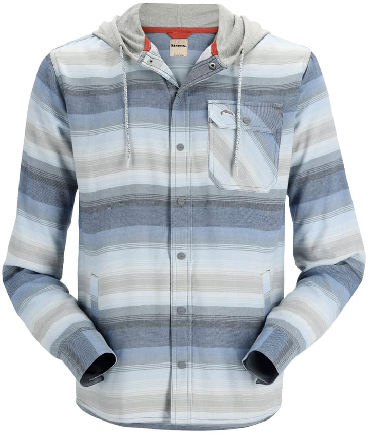 Simms Simms Santee Flannel Hoody Multicolored Stripe Simms