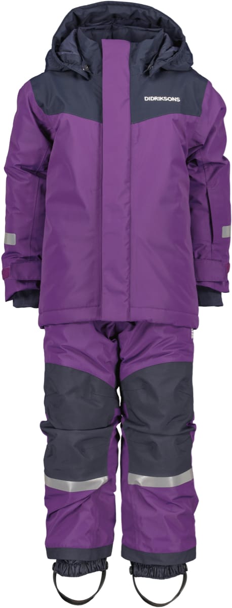 Didriksons Kids' Skare Set Royal Purple Didriksons