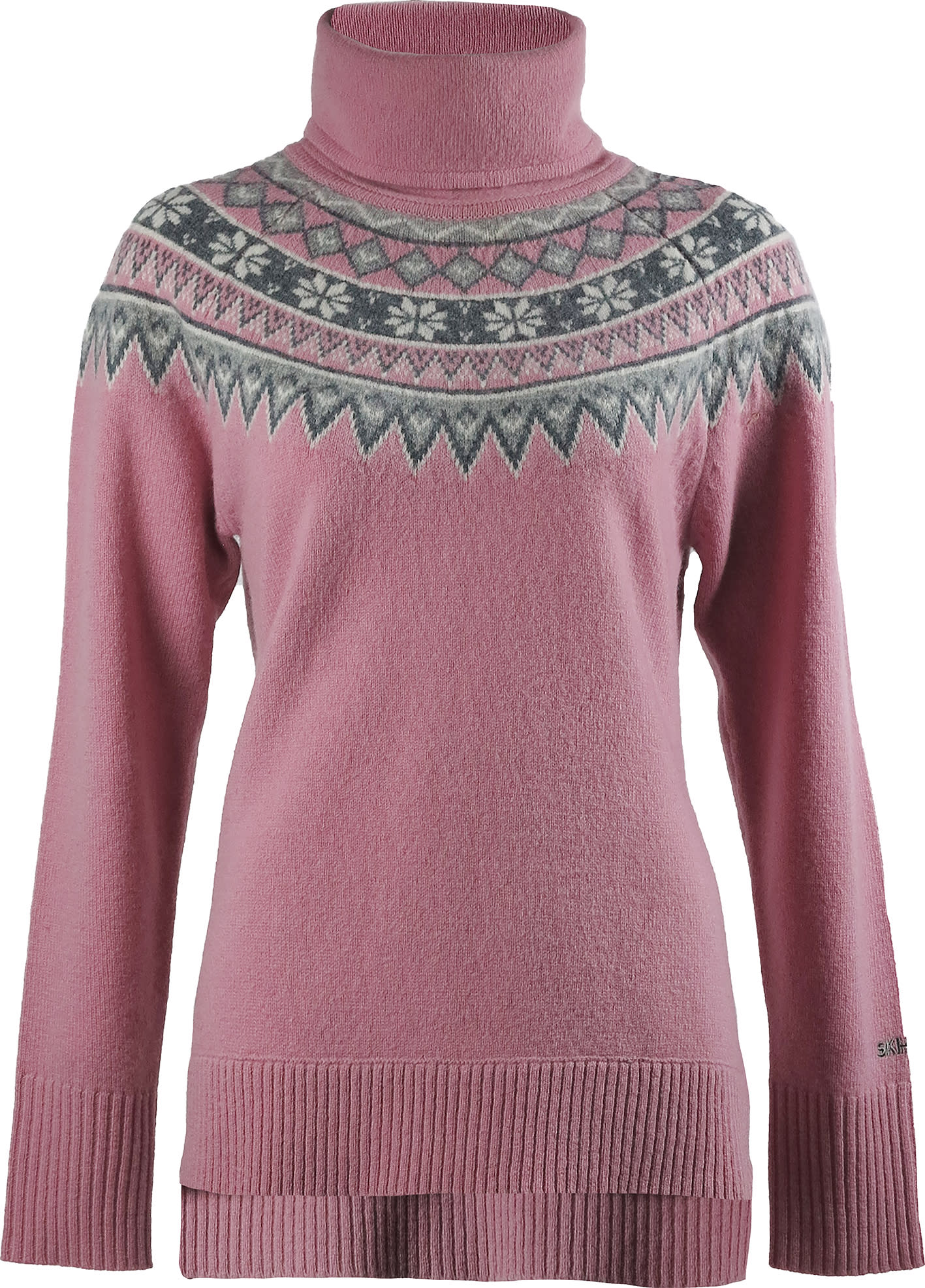 Women’s Scandinavian Roll Neck Misty Rose