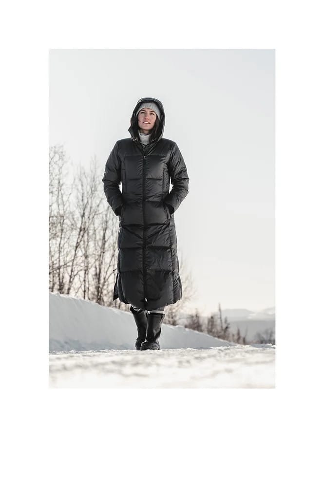 Skhoop Women's Hella Down Coat  Black Skhoop