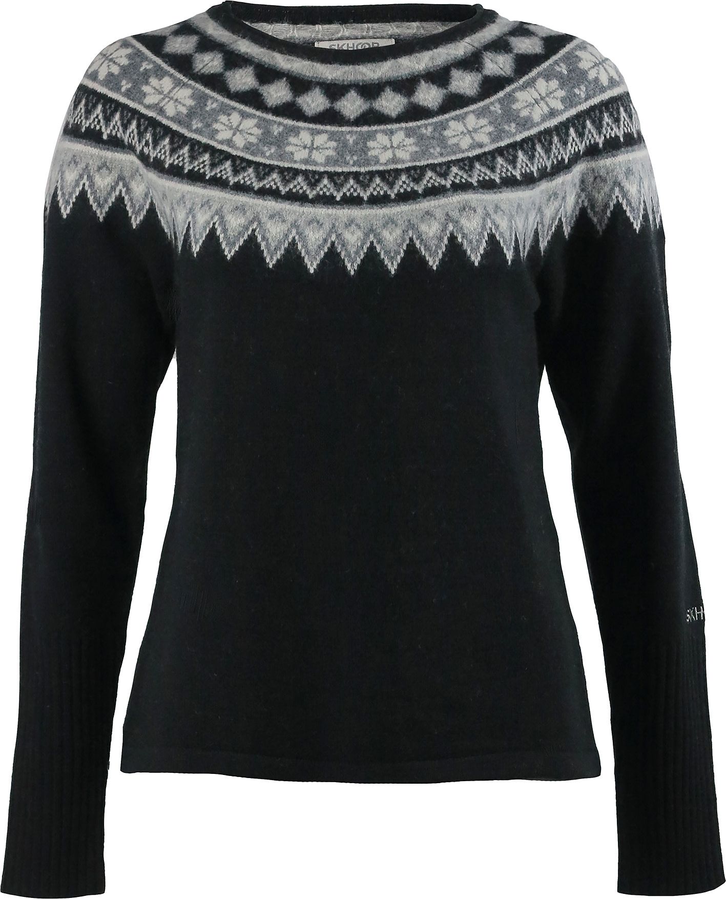 Skhoop Women's Scandinavian Sweater  Black