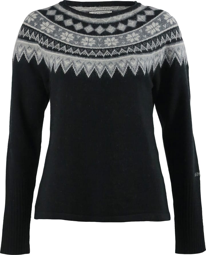 Skhoop Women's Scandinavian Sweater  Black Skhoop