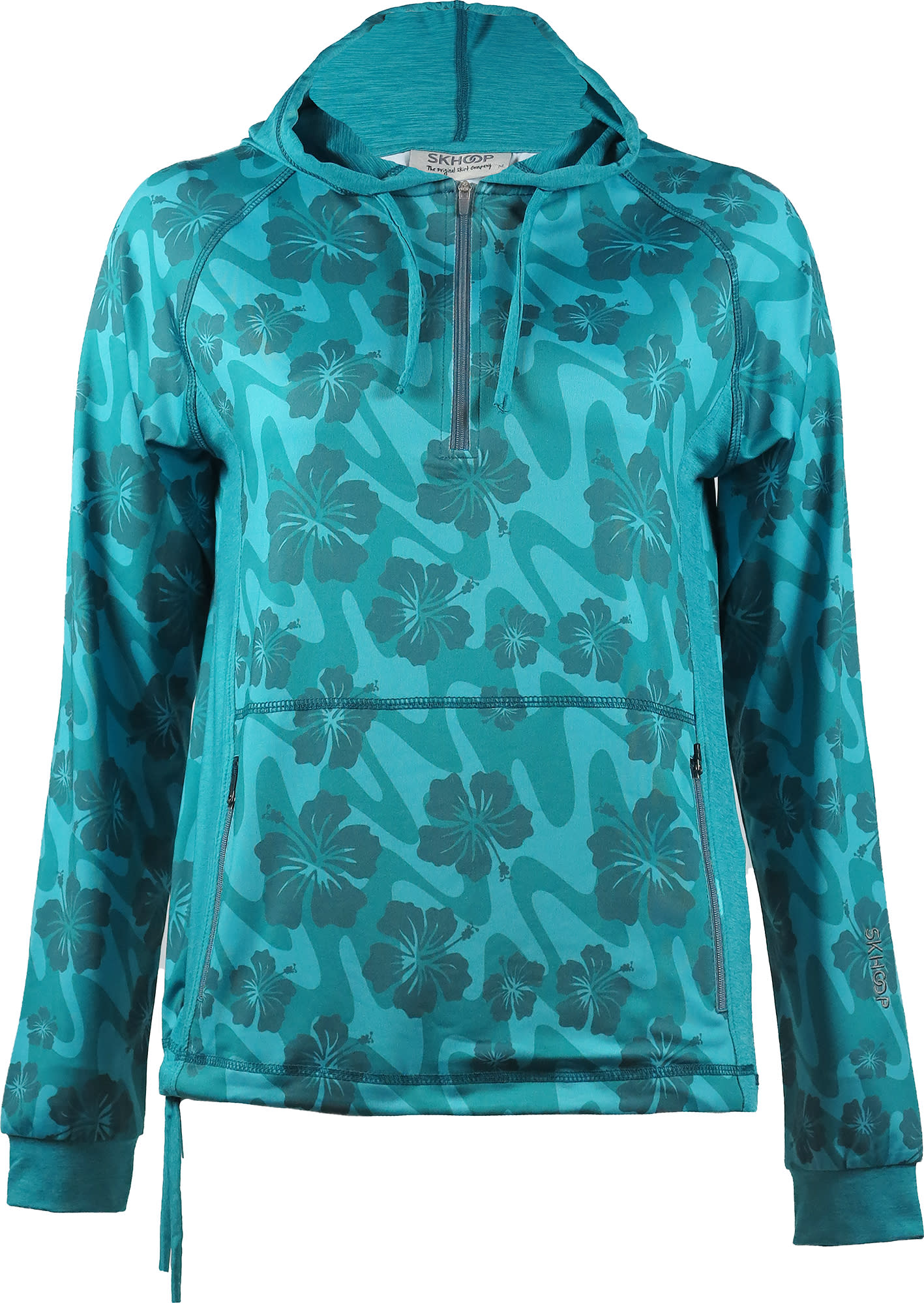 Skhoop Women’s Ylva Zip Hood Aqua