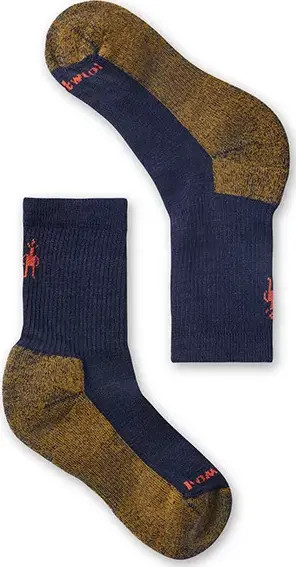 Smartwool Kids’ Hike Light Cushion Crew Socks Deep Navy