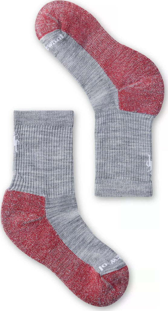 Smartwool Kids’ Hike Light Cushion Crew Socks Light Gray