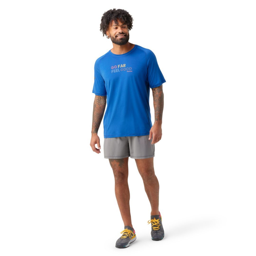 CHICTRY Mens Short Sleeve T-Shirt Outdoor Quick Dry Swim Shirt Fishing  Running Tops Dark Blue XL 