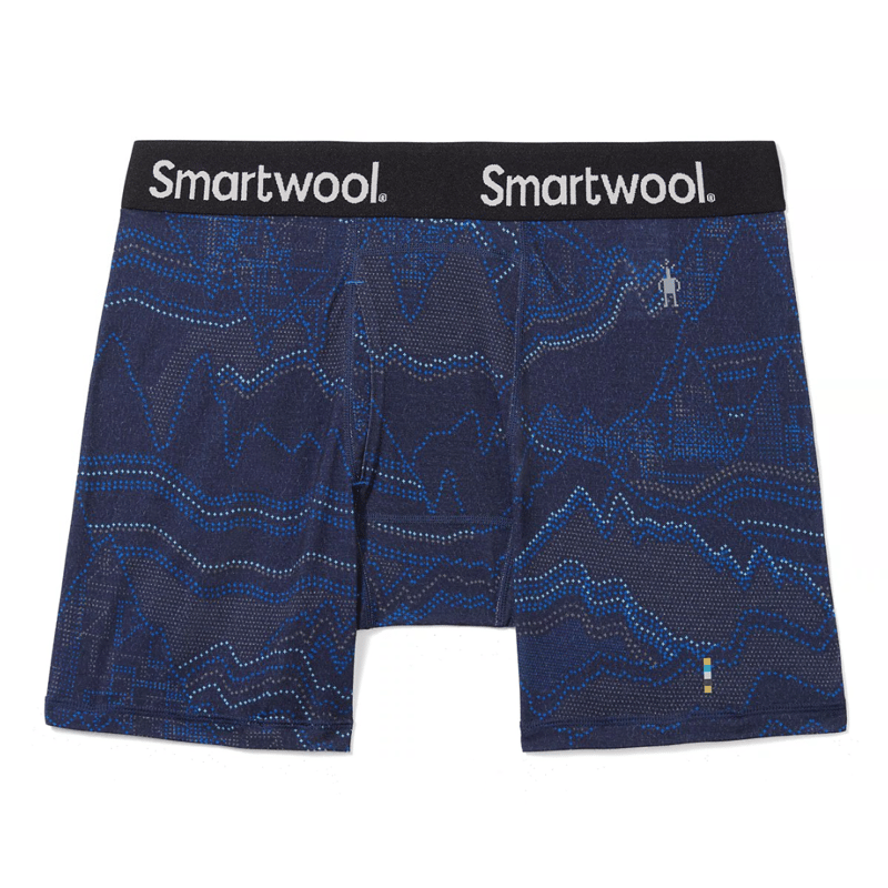 Navy Print Boxer Underwear