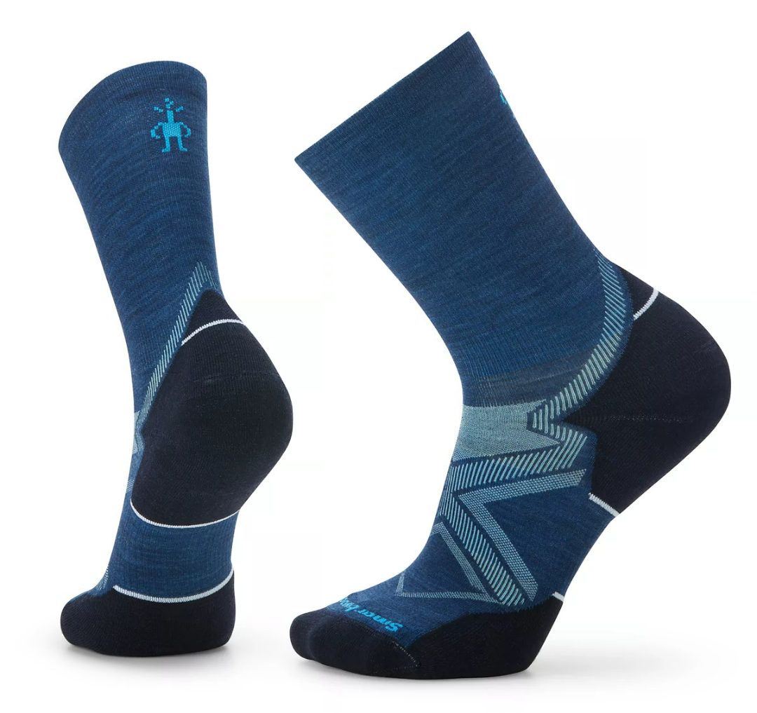 Smartwool Run Cold Weather Targeted Cushion Crew Socks Alpine Blue