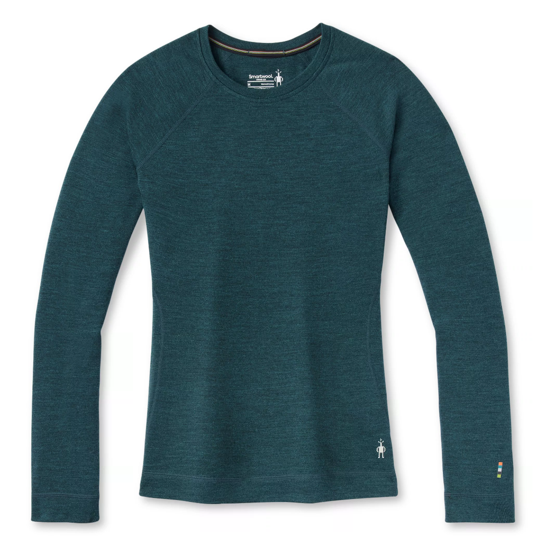 Smartwool Women’s Merino 250 Baselayer Crew Twilight Blue Heather