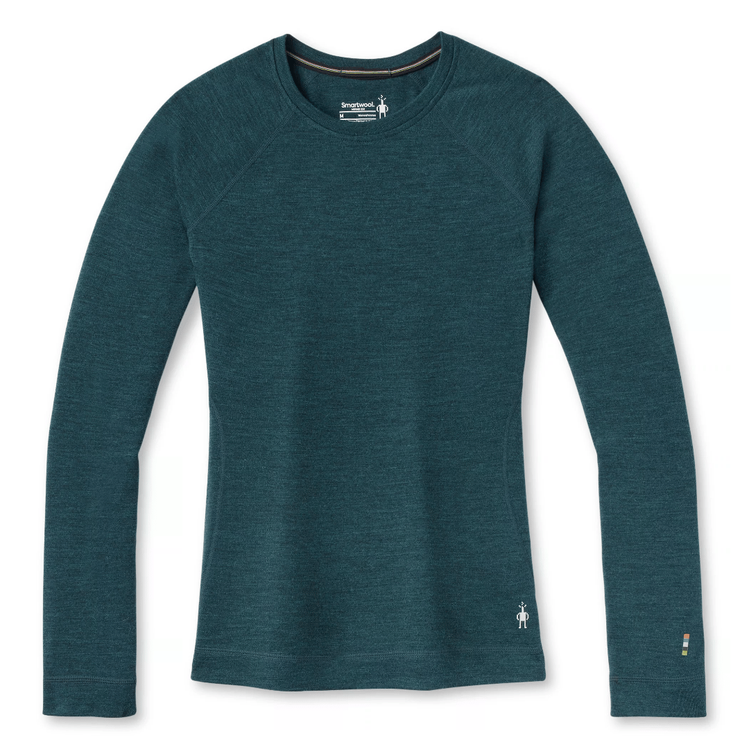 Smartwool Women's Merino 250 Baselayer Crew Twilight Blue Heather