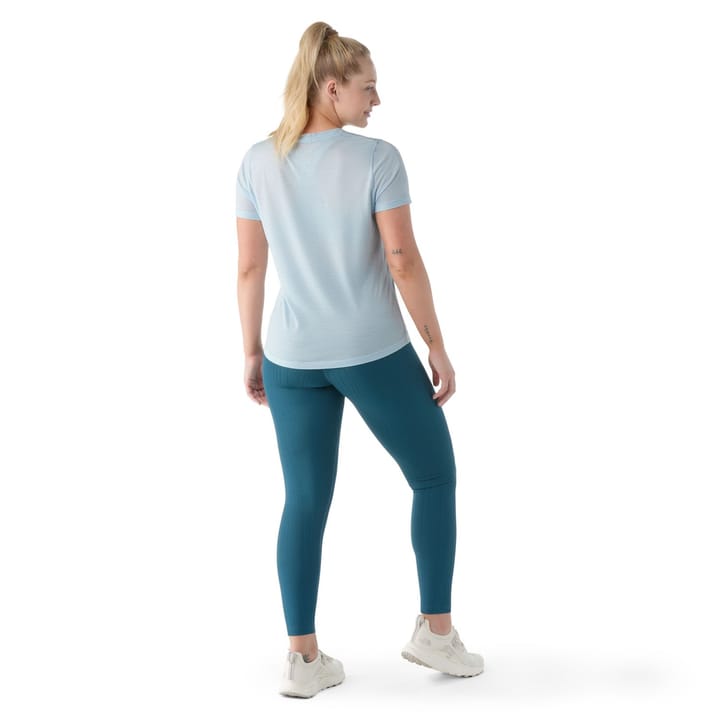 Smartwool Women's Merino Sport Ultralite V-Neck Short Sleeve Winter Sky Smartwool