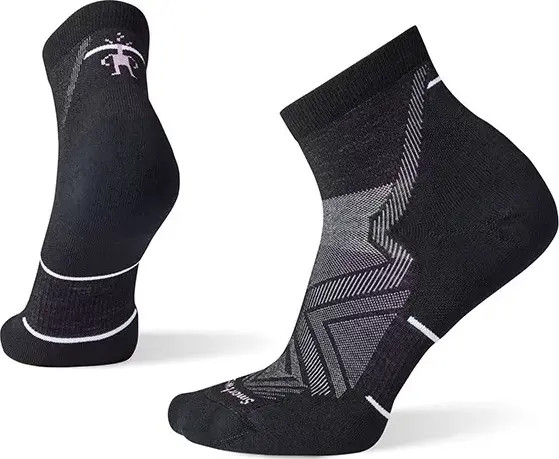 Smartwool Women’s Run Targeted Cushion Ankle Socks Black