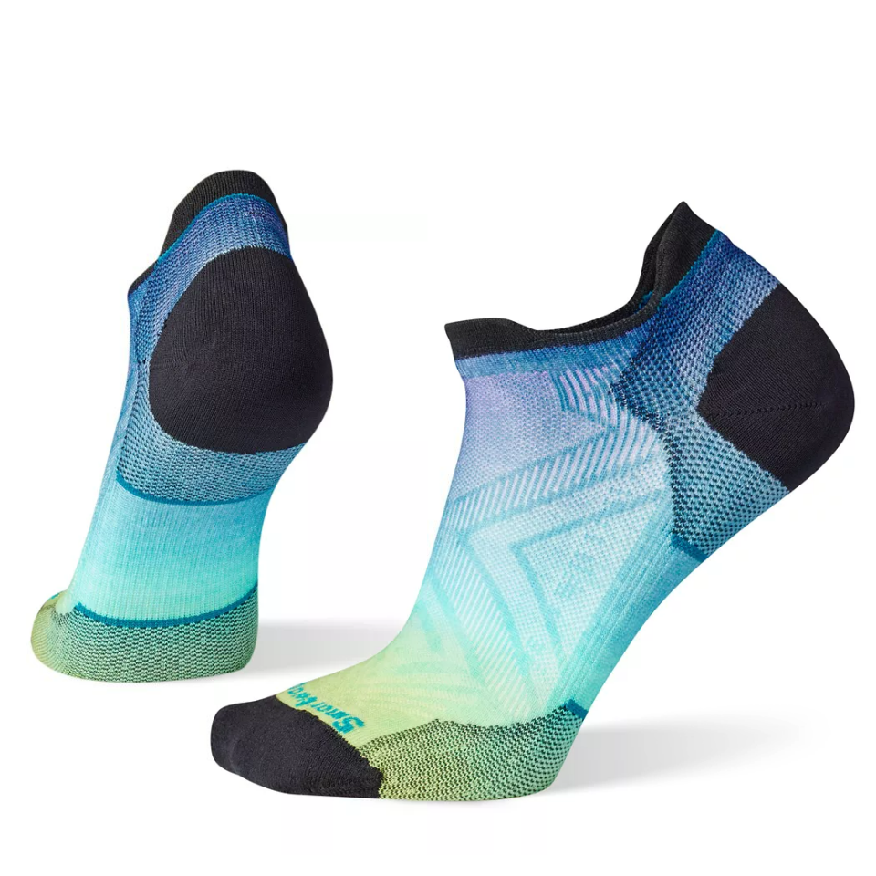 Women’s Run Zero Cushion Ombre Print Low Ankle Socks Capri