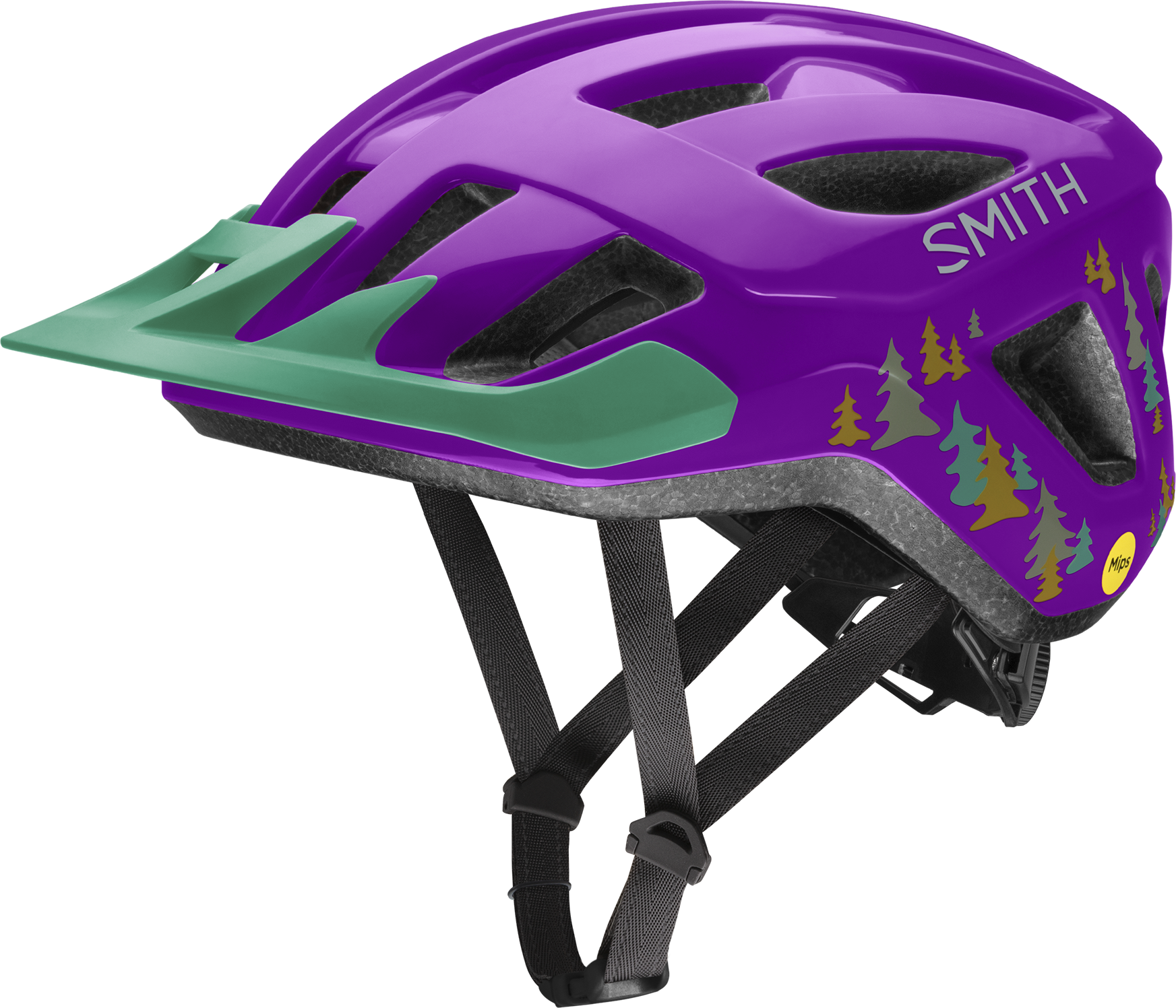 Smith Juniors’ Wilder MIPS Purple Pines