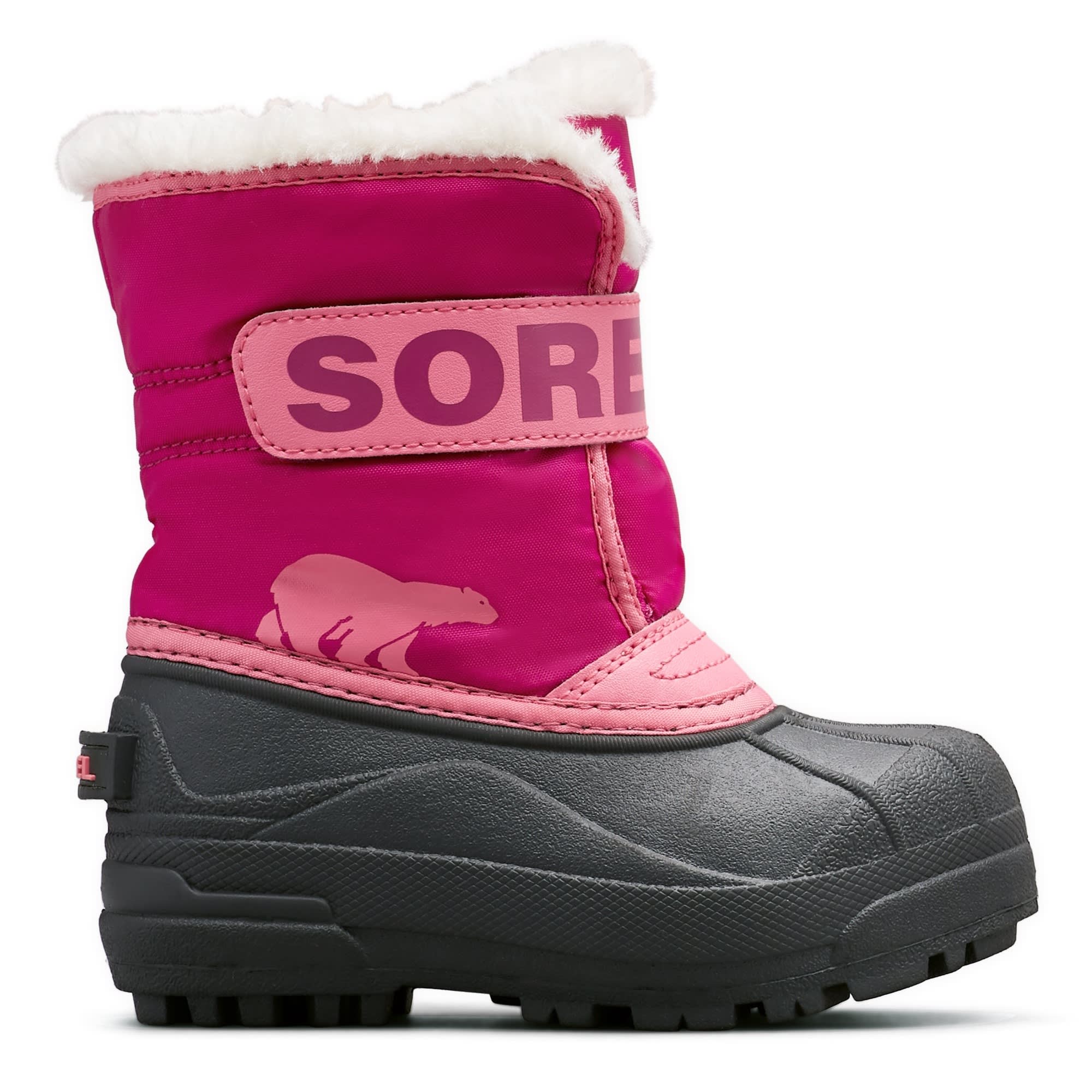 Sorel Kids’ Children’s Snow Commander Tropic Pink/Deep Blush