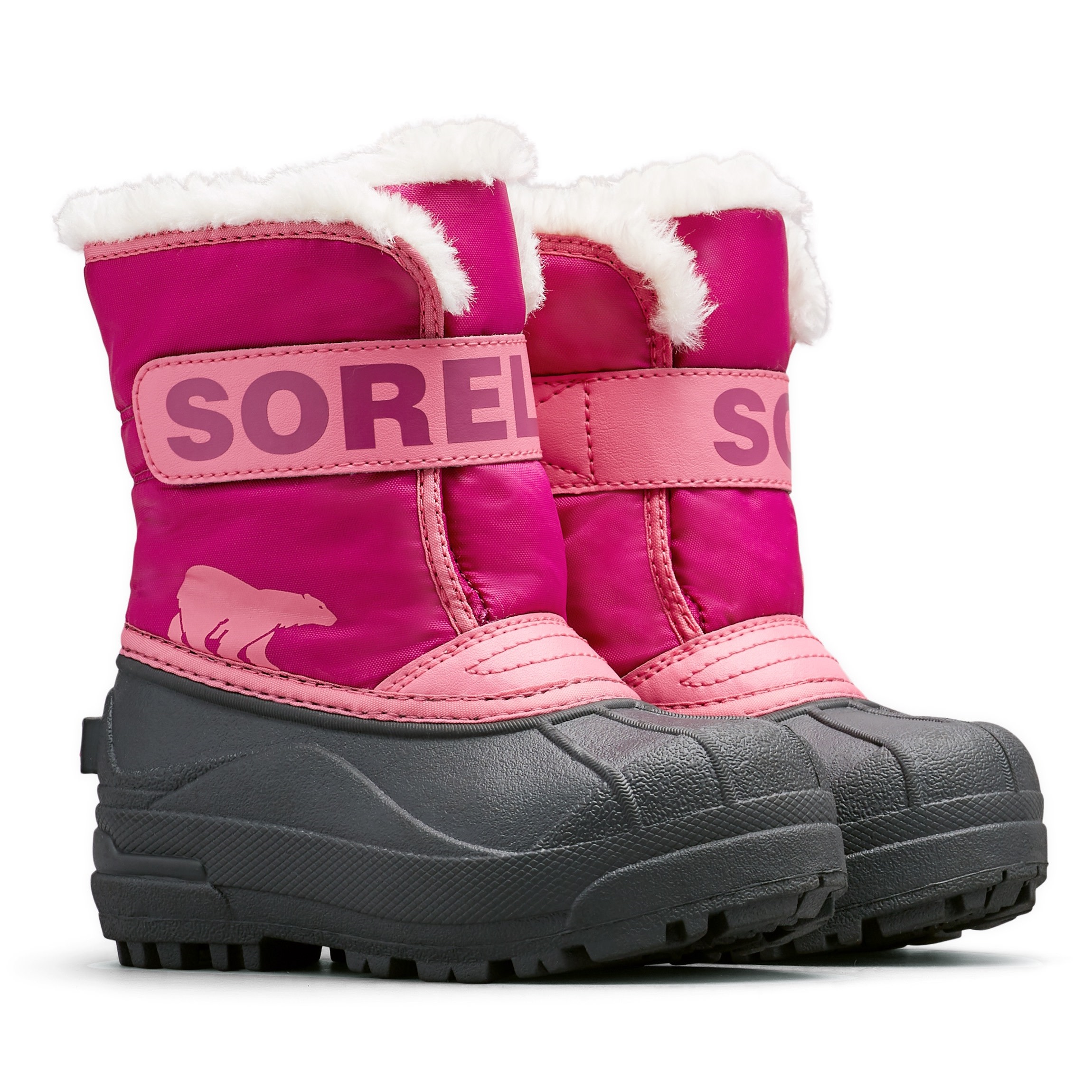 Sorel Kids Toddler Snow Commander Tropic Pink Deep Blush Buy Sorel Kids Toddler Snow Commander Tropic Pink Deep Blush here Outnorth