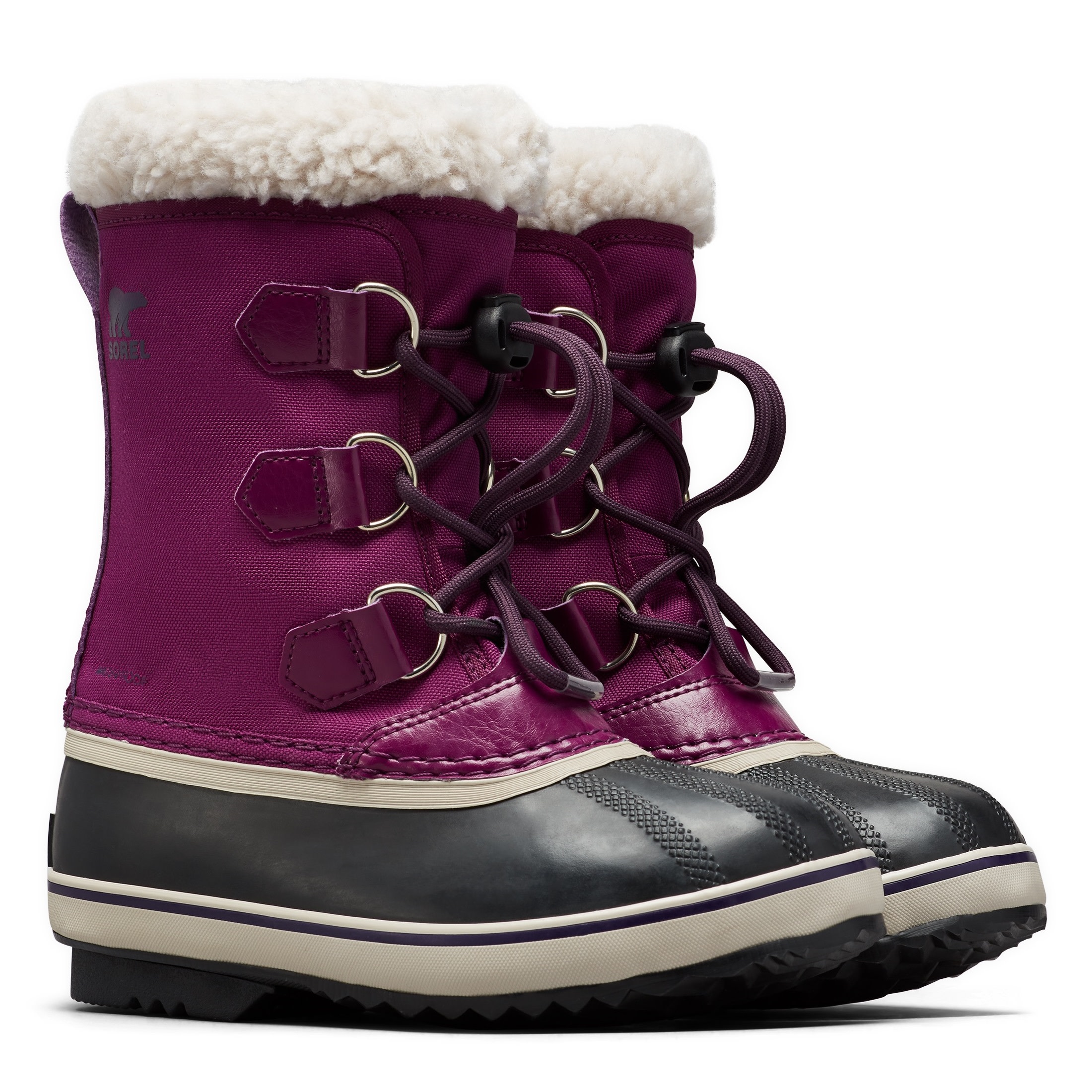 Sorel Kids’ Yoot Pac Nylon Wild Iris/Dark Plum