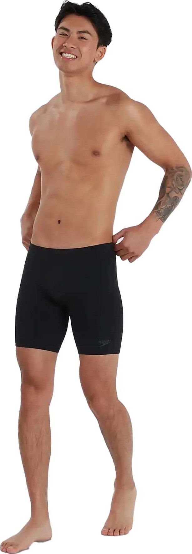 Speedo Men's Eco Endurance+ Mid Jammer Black Speedo