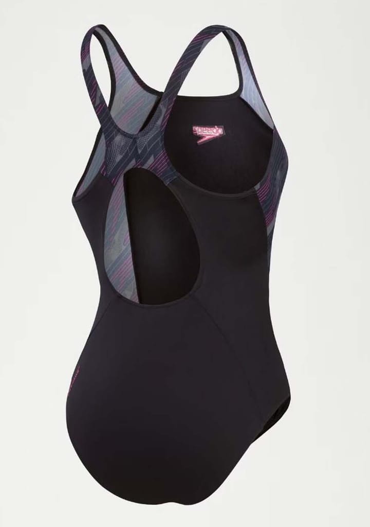 Speedo Women's Hyperboom Splice Muscleback Black/Pink Speedo