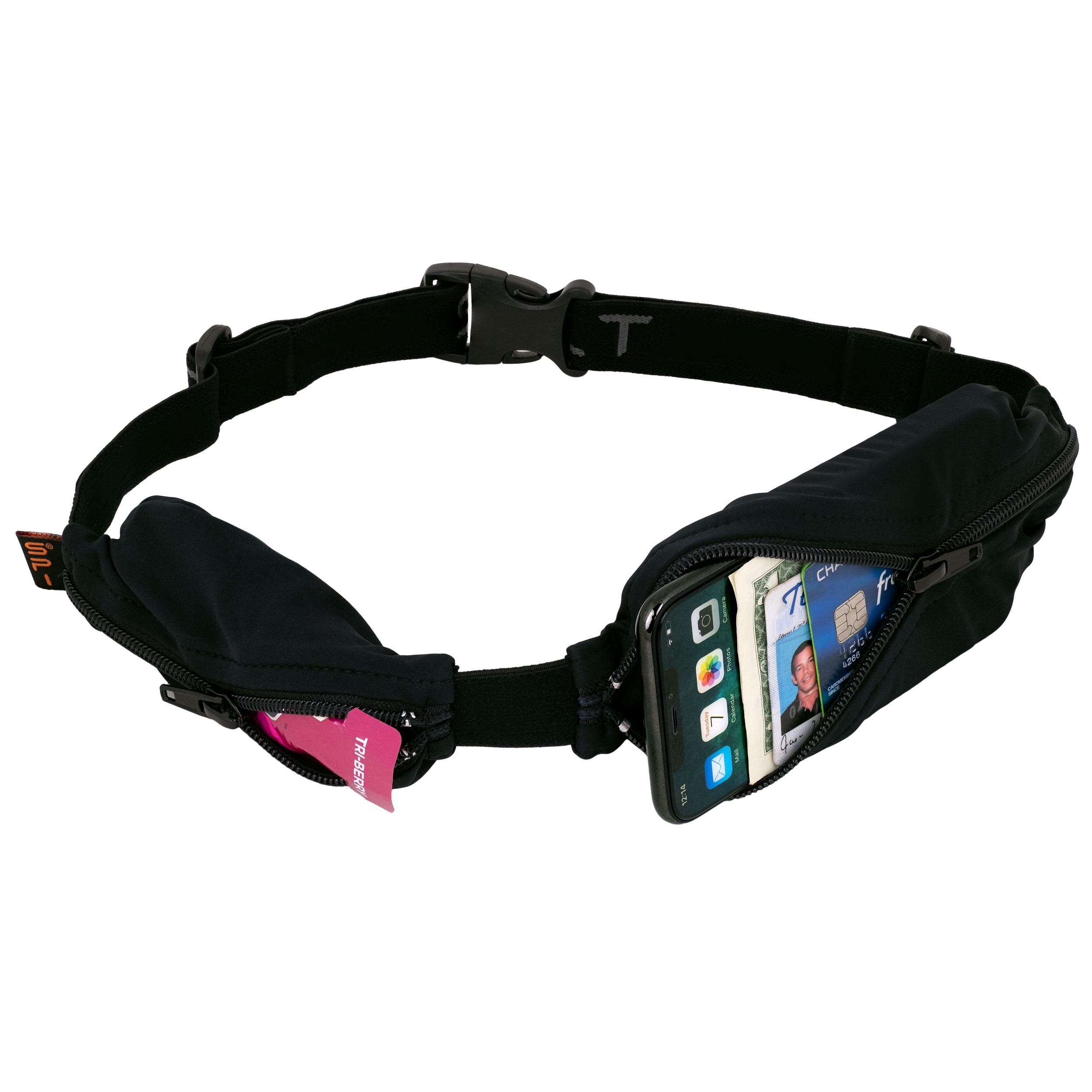 SPIbelt Dual Pocket 8.9 Black/Blackzip